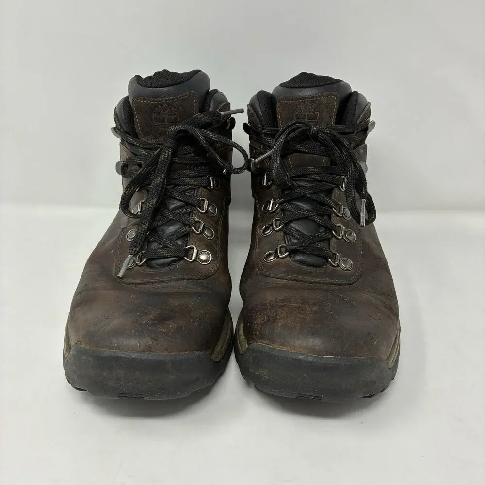 Timberland-Flume Waterproof Boot Men Size 12 Leather Brown 18128